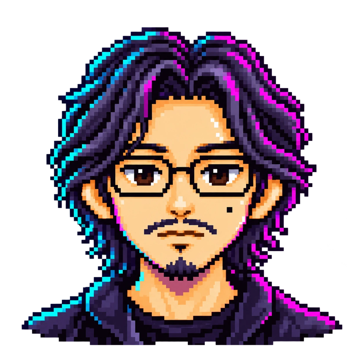 Pixel portrait of Noah